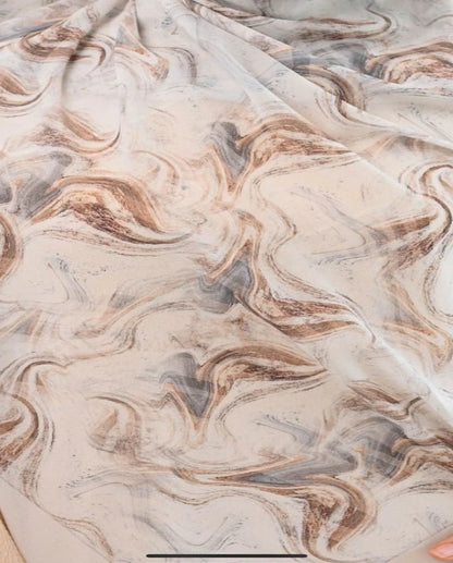 Marble Beige Khimar Malezy