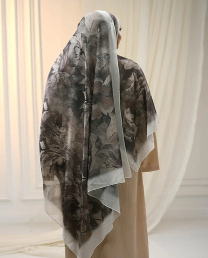 Smoky Floral Khimar