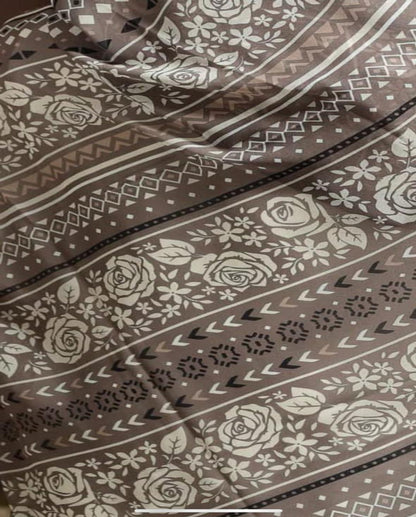 Mocha Mix Print Khimar