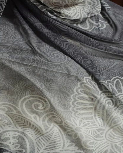 Black Gray Khimar