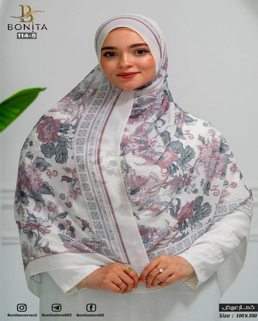 White Rose Khimar