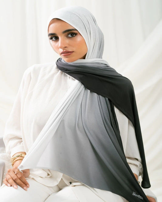 Gray Black x Offwhite kuwaiti degrade