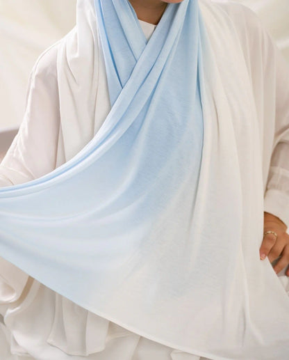 Baby Blue x White Kuwaiti Dedrade