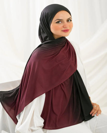 Burgundy x Black Kuwaiti Dedrade