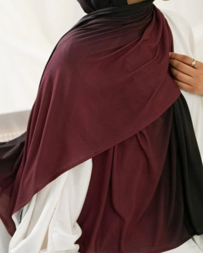 Burgundy x Black Kuwaiti Dedrade