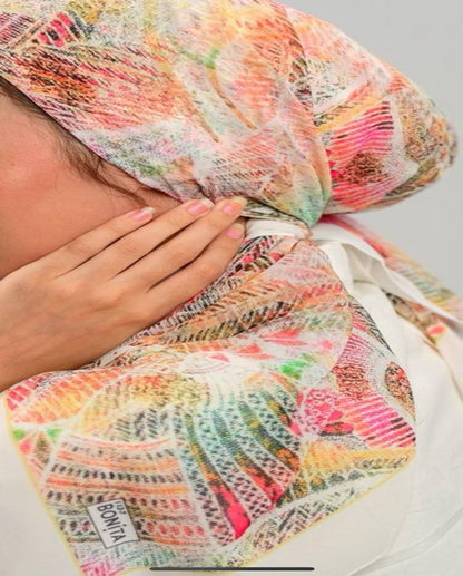Printed Square Chiffon Scarf