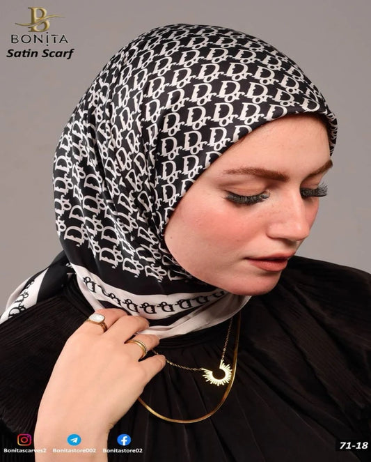 Markat Satin Square Scarf