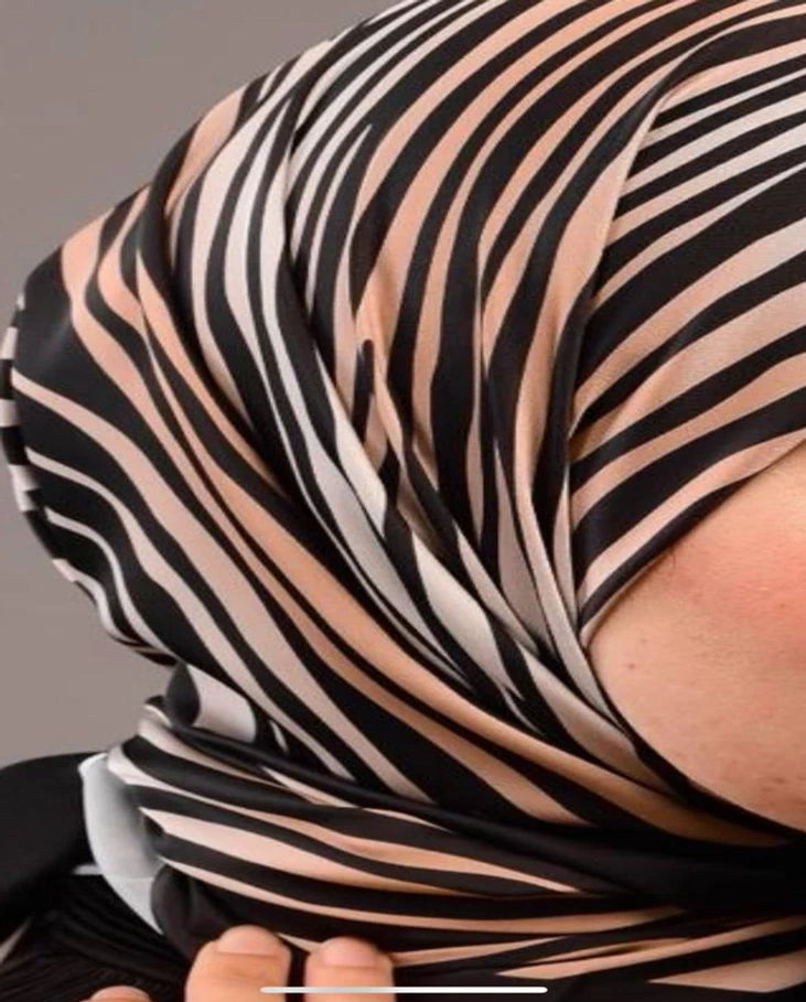 Tiger Satin Square Scarf