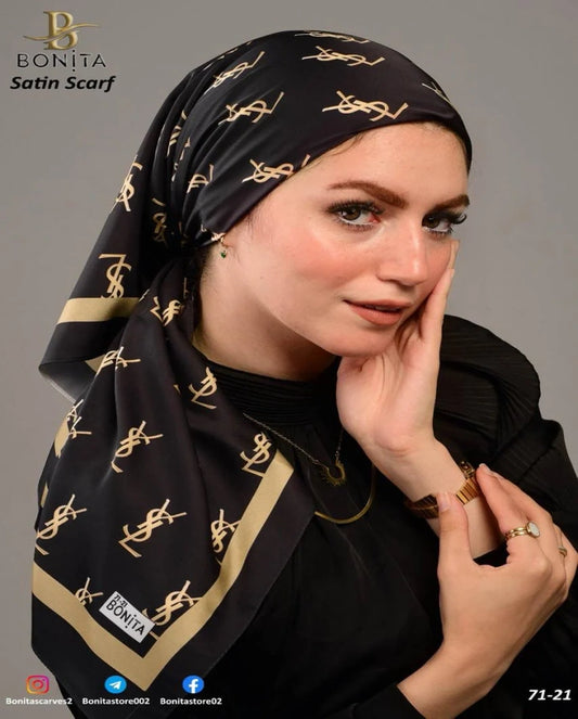 Markat Satin Square Scarf
