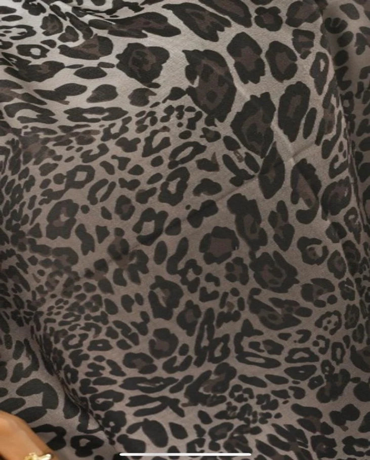Ash Brown Tiger Cotton