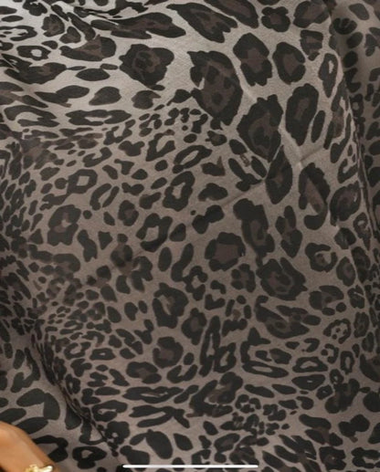 Ash Brown Tiger Cotton