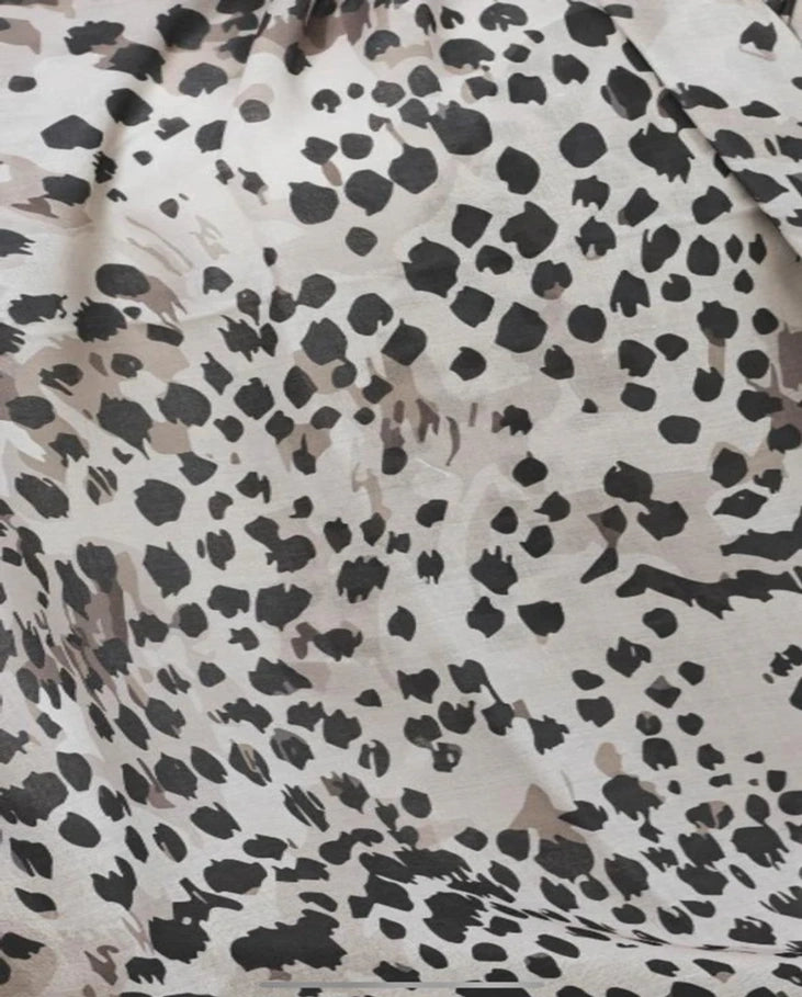 Stone Leopard Cotton