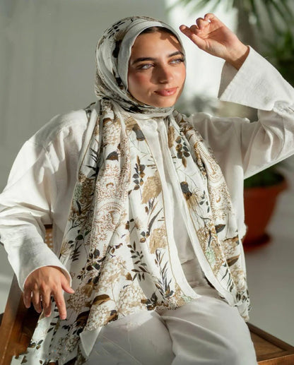 Modal Floria Beige & Black