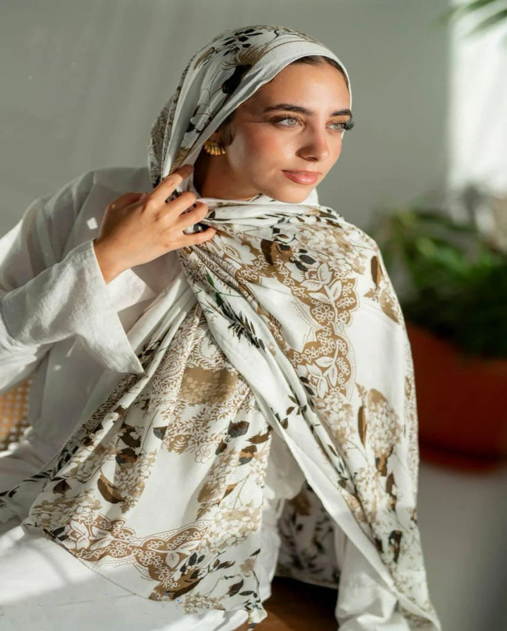 Modal Floria Beige & Black