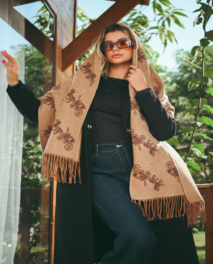 Horse Pattern Shawl