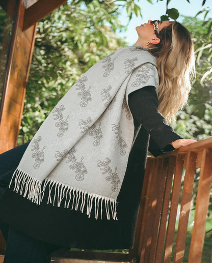 Horse Pattern Shawl