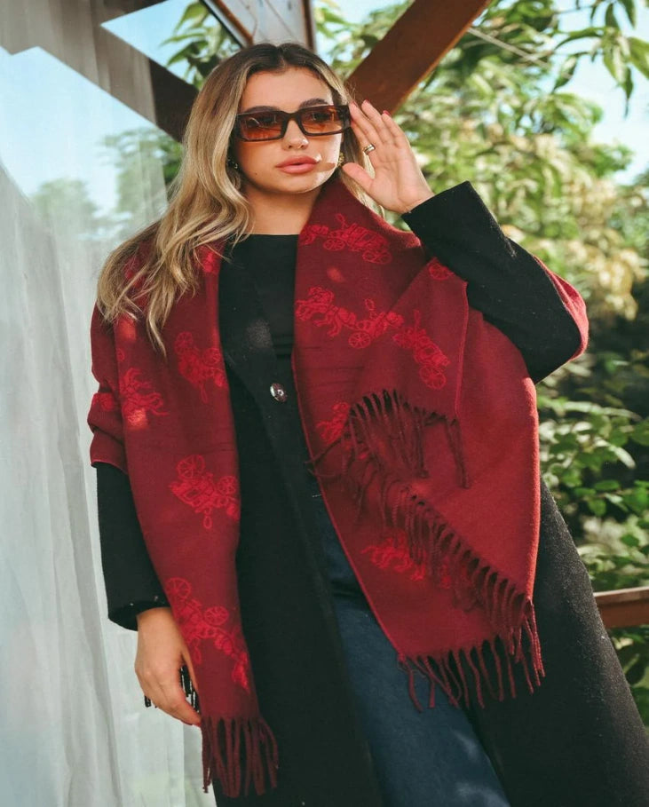 Horse Pattern Shawl