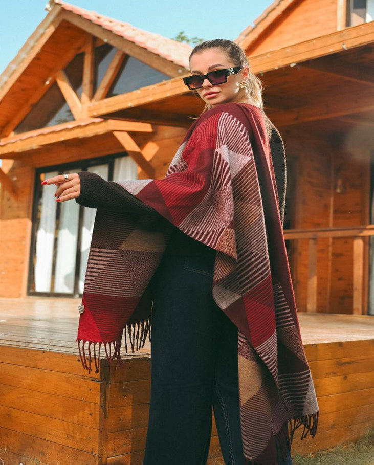 Bonita Grid Shawl