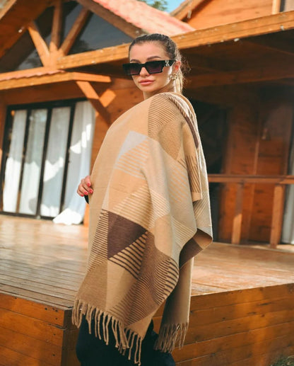 Bonita Grid Shawl