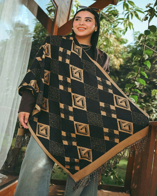 Check Squares Shawl