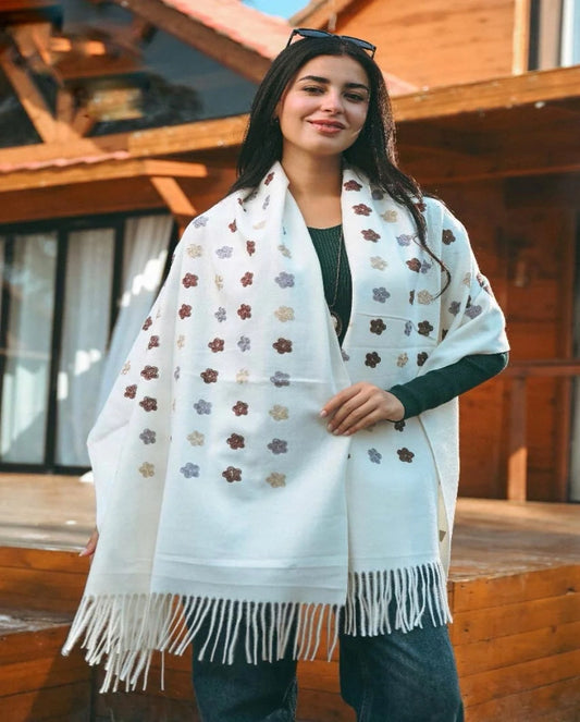 Bonita Floral Shawl