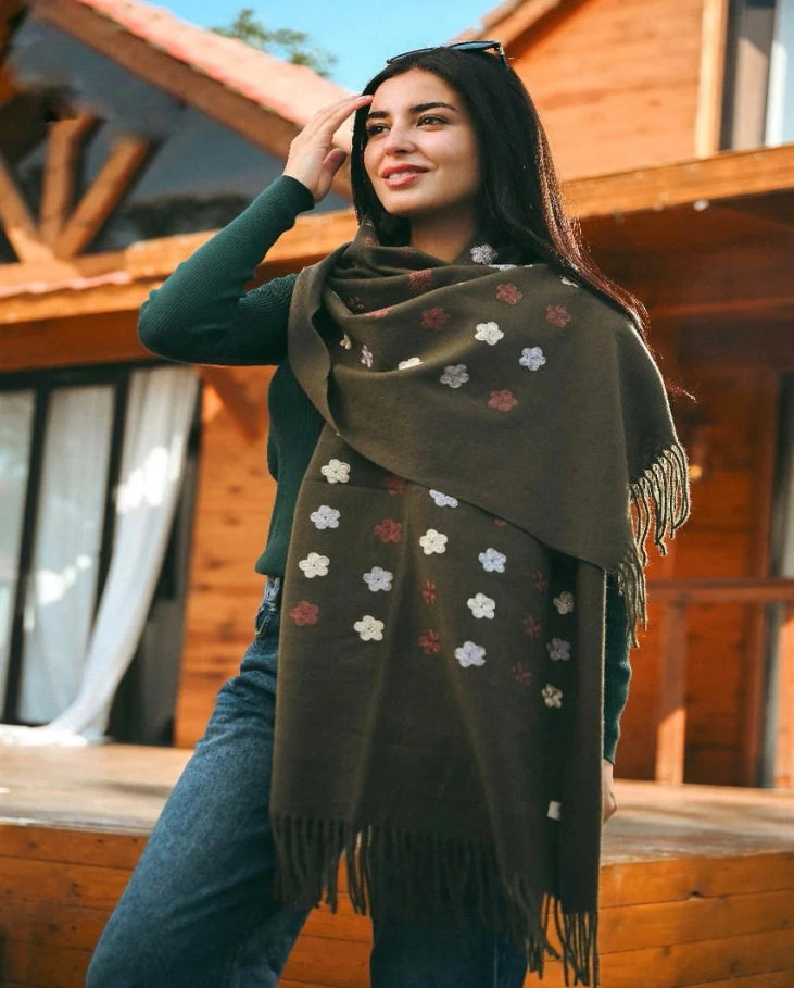 Bonita Floral Shawl