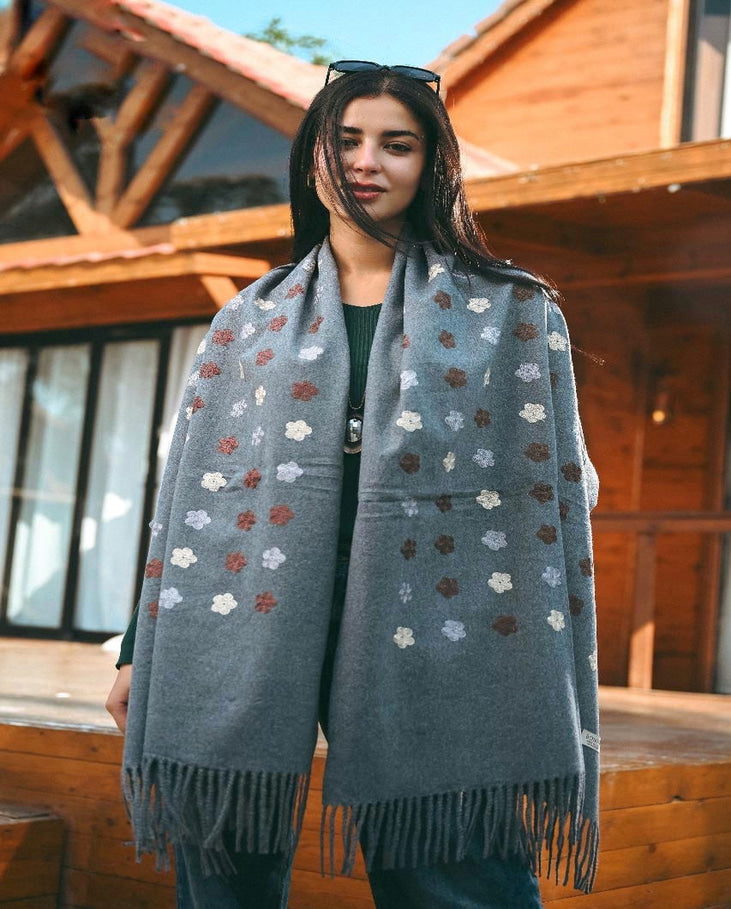Bonita Floral Shawl