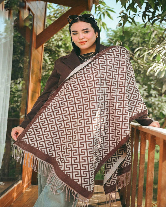 Boxy Pattern Shawl