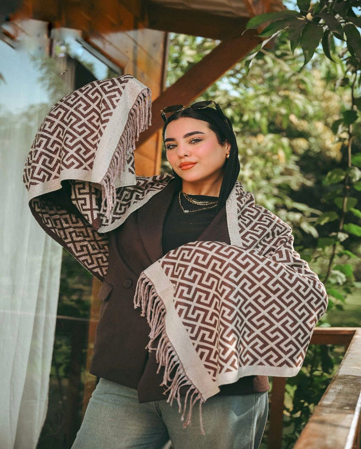 Boxy Pattern Shawl