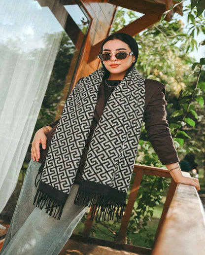 Boxy Pattern Shawl