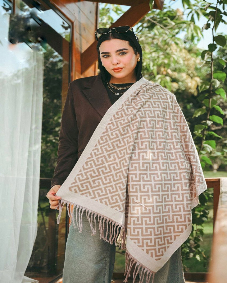 Boxy Pattern Shawl