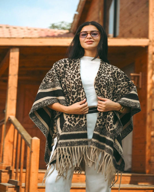 Framed Leopard Capes