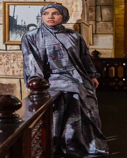 SMOKY GREY Satin Isdal