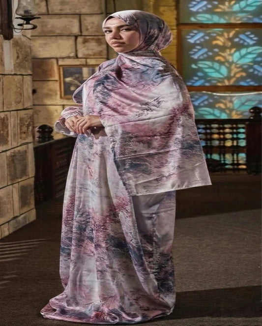 Blush Marble Satin Isdal
